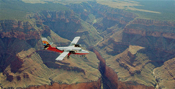 plane over colorado river